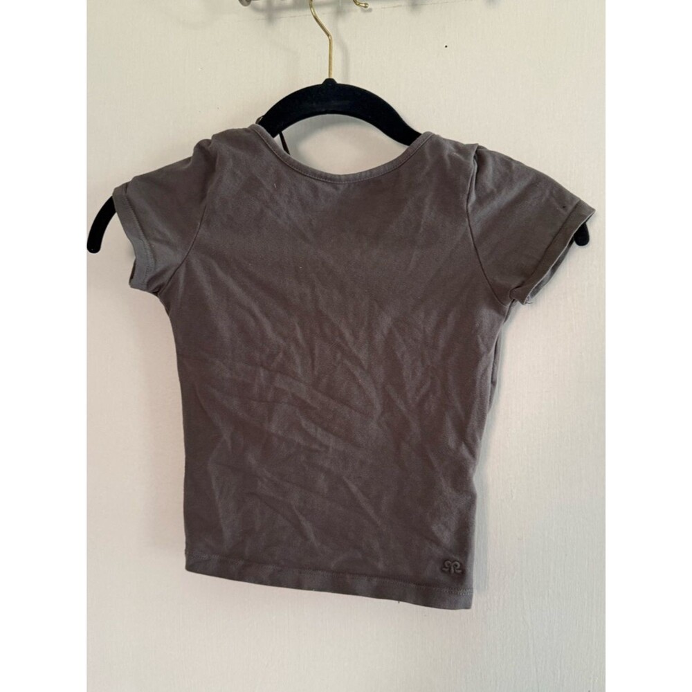 Pacific Republic (Pull&Bear) Simple Short Sleeve Tee in Gray Size S